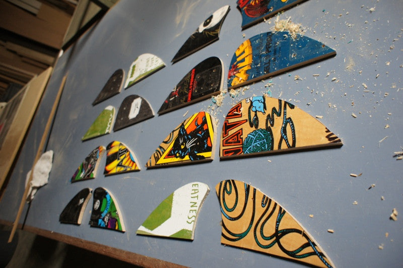 Skate deck fins #2
